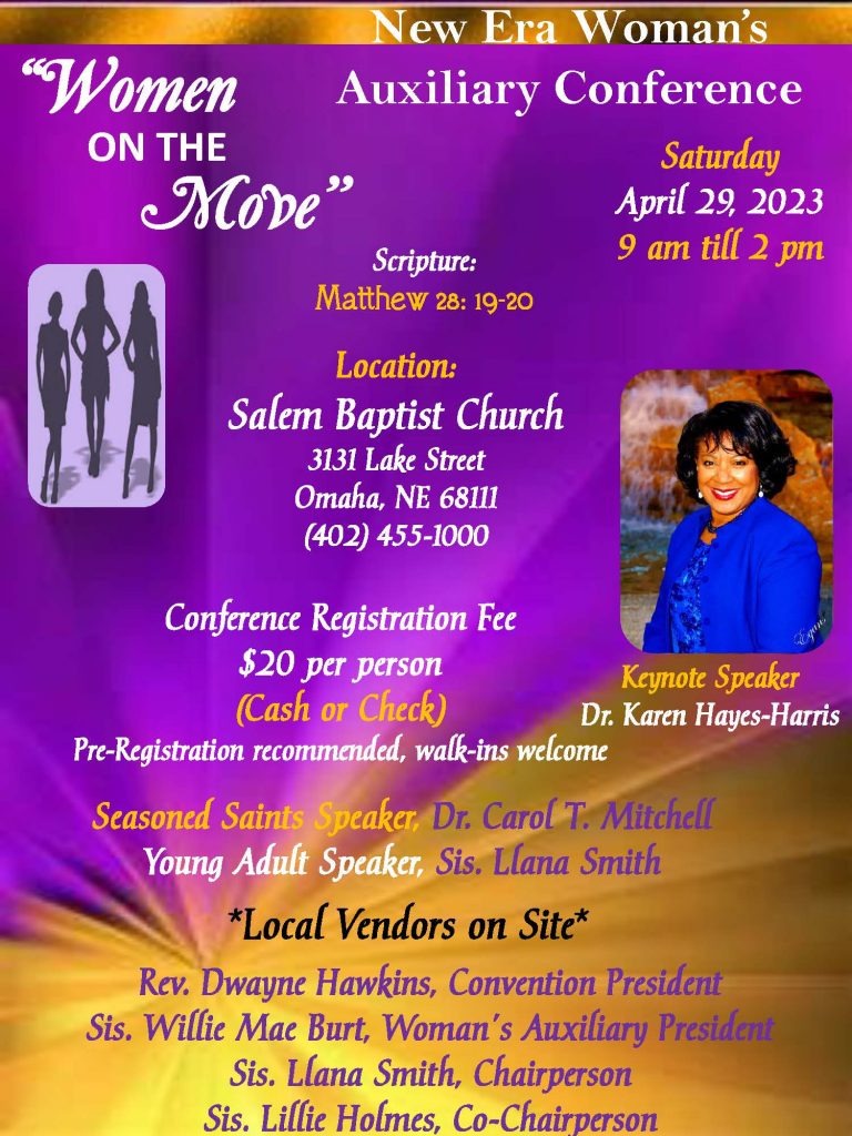 New Era Woman's Auxiliary Conference 2023 - Pilgrim Baptist Church